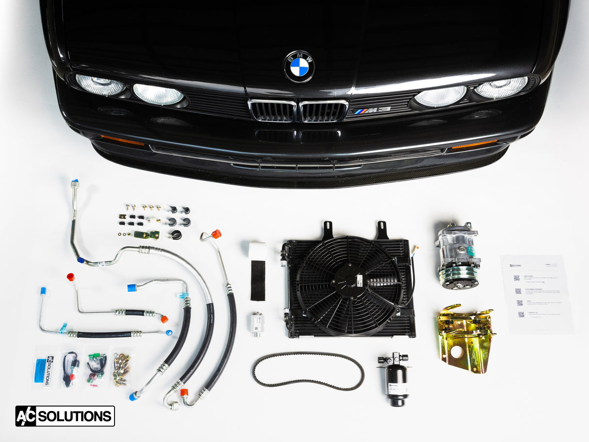 BMW E30 Complete A/C Solutions Conversion Kit (325i, 325e, 325ix, 320is, M3)