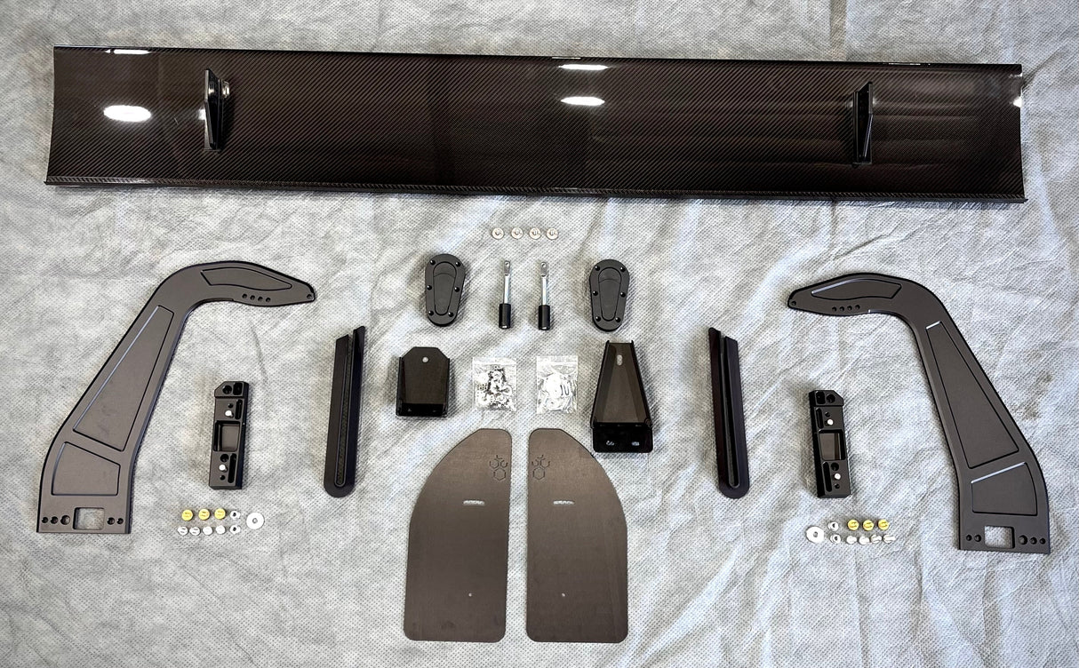 STROM E46 Swan Neck Carbon Wing Kit