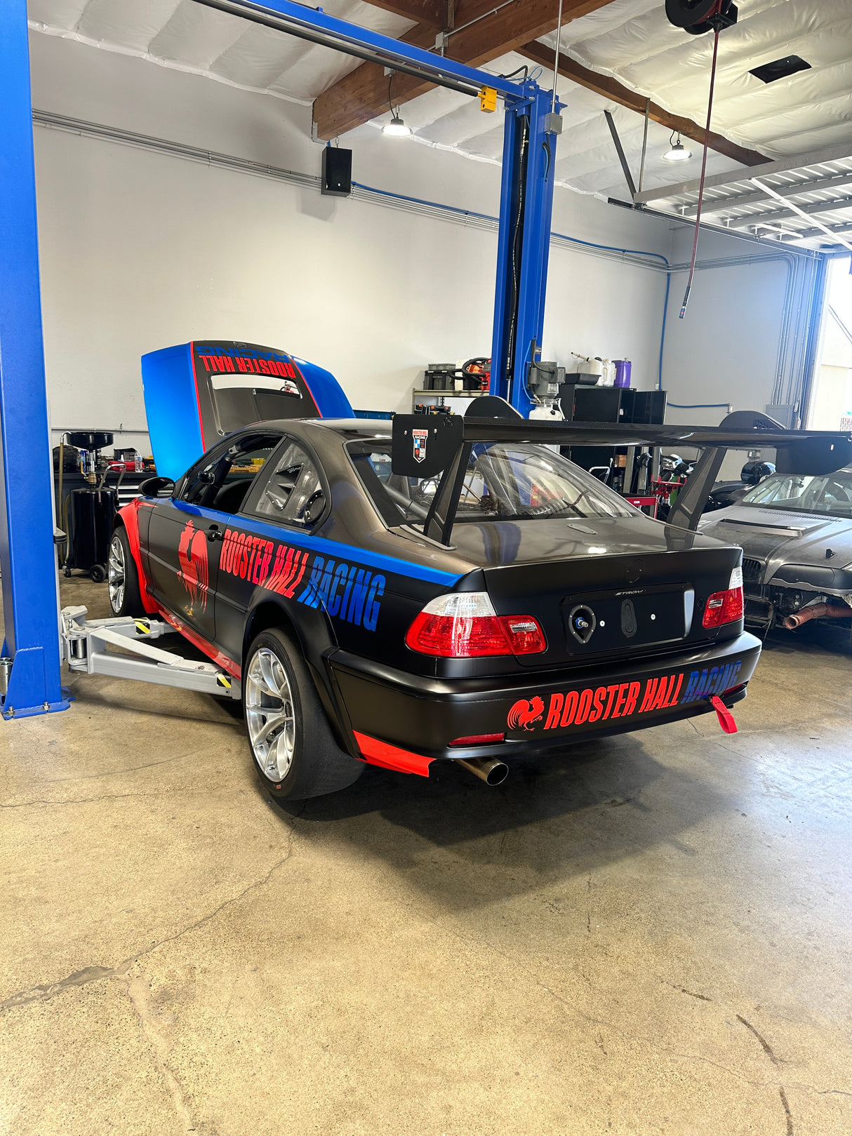 STROM E46 Swan Neck Carbon Wing Kit