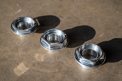 BBS RS Replacement Small Thread (58mm) Hex Nuts - Billet Aluminum