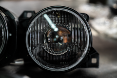 BMW E30 "Euro Smiley" Headlights - Smoked Lenses