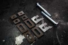 BMW E30 Serrated Camber and Toe Adjustment Brackets-Steel parts-Camber only-Garagistic
