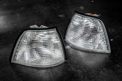 BMW E36 DEPO Euro Clear Corner Lights for 4D - 63138353279, 63138353280