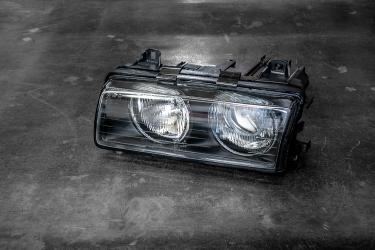 1992-1999 E36 Euro Glass Projector Headlights - 63121387861, 63121387862