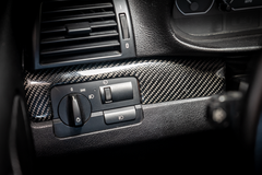 BMW E46 Carbon Interior Dash Trim Covers - 2 Door and 4 Door (M3, 330, 328, 325)