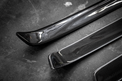 BMW E90 Carbon Fiber Inside door sill trim cover - 4 door and E91 Wagon compatible