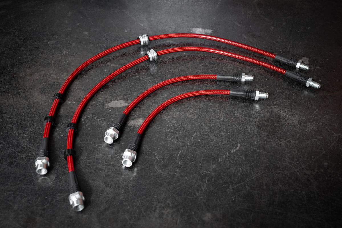 BMW M2 F87 Stainless Steel Complete 6 Brake Line Kit - DOT Compliant