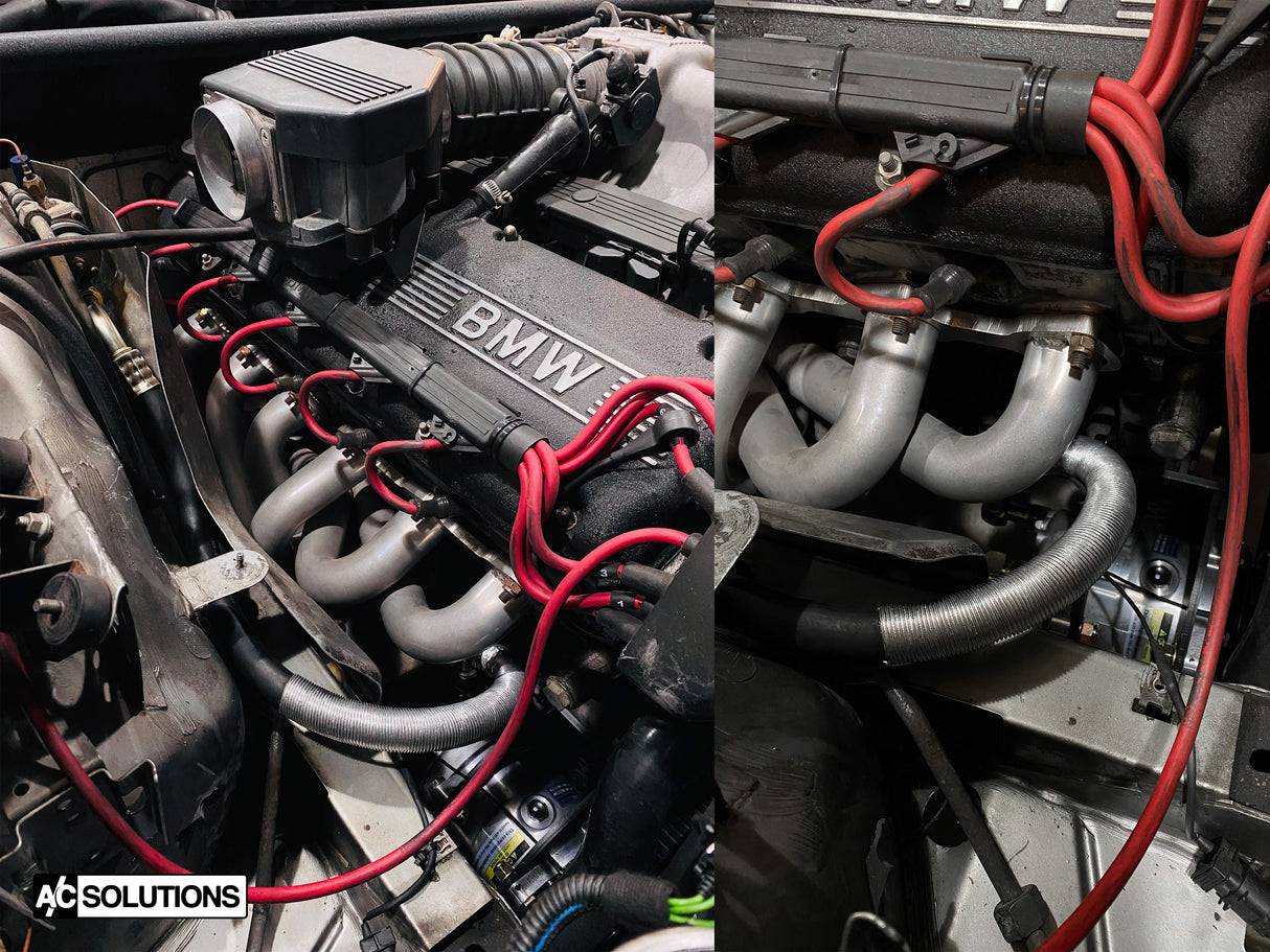 BMW E24 A/C Solutions Sanden Compressor Conversion Kit