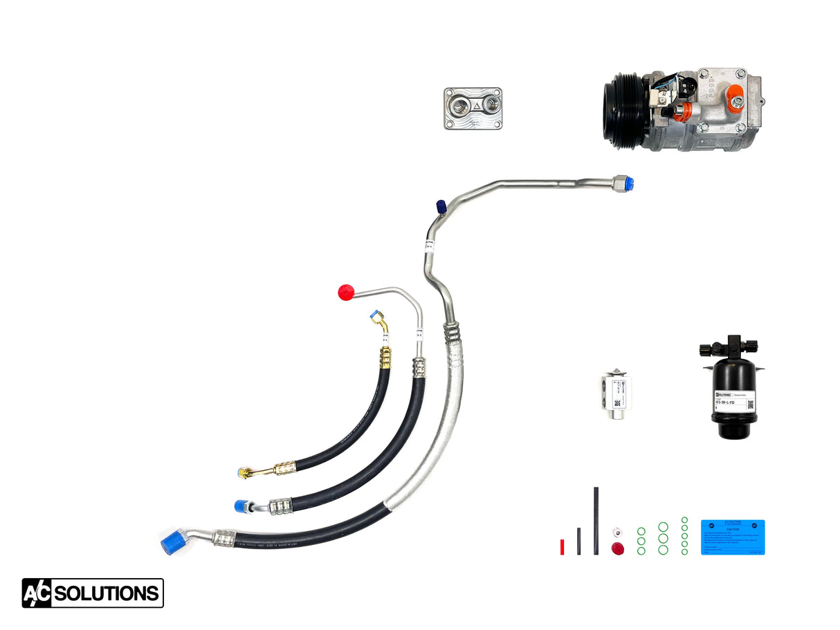 BMW E30 24V Swap A/C Solutions R134 Conversion Kit (M50, M52, S50, S52, S54, M54)