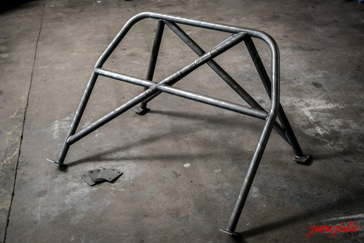 E30 Coupe and Sedan Weld-it-Yourself Roll Bar-Roll bars-No rear bracing-Straight harness bar-Bent (makes room for rear bench seat)-Garagistic