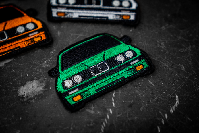E30 Embroidered Iron-on Patch