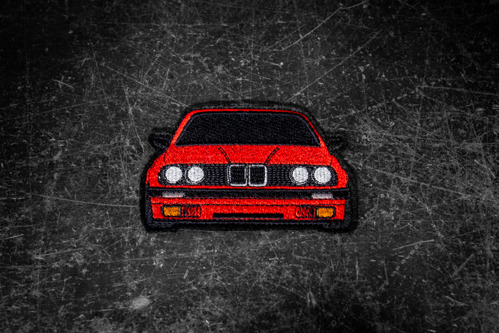 E30 Embroidered Iron-on Patch