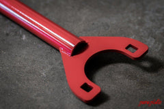 E30 Garagistic Rear Strut Bar-Steel parts-Red-Garagistic