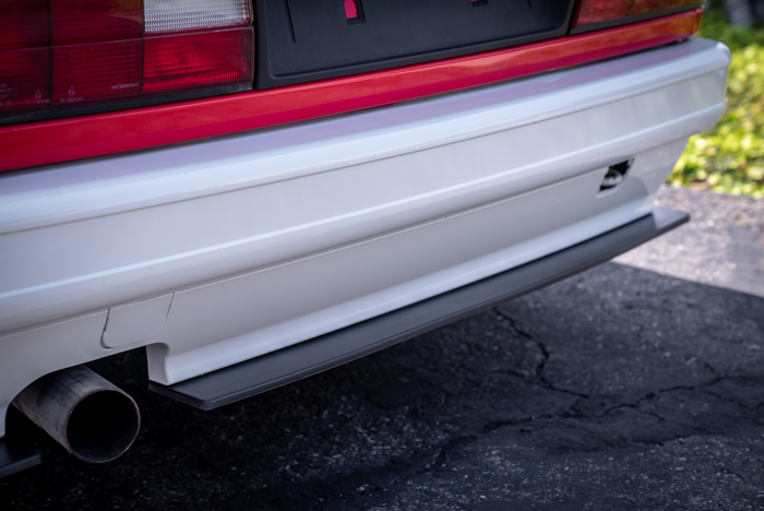 E30 "Mtech 2" Rear Bumper Under Splitter- Aftermarket Replacement