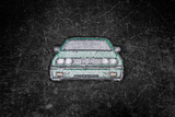 E30 Embroidered Iron-on Patch-Merch and Apparel-grip-drift-Red-Garagistic-bmw