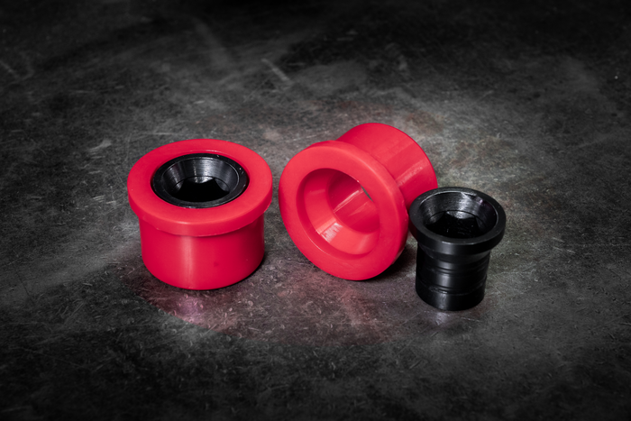 E46 M3 Polyurethane Front Control Arm Bushings-Poly-80a (Street)-Large Hex (24-25mm)-Garagistic