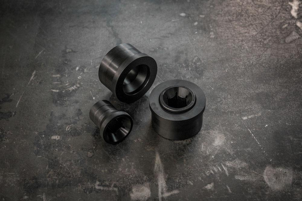 E46 M3 Solid Front Control Arm Bushings-Delrin Suspension-Delrin (Race)-Large Hex (24-25mm)-Garagistic