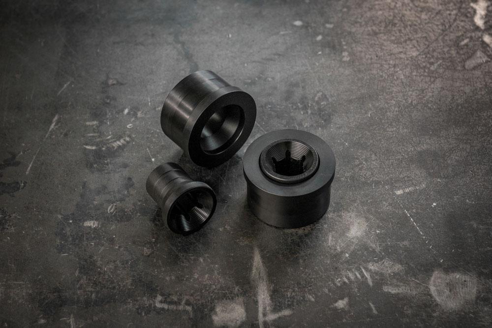 E46 M3 Solid Front Control Arm Bushings-Delrin Suspension-Delrin (Race)-Small Hex (21-22mm)-Garagistic