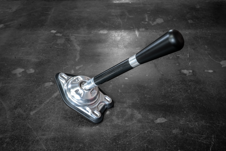 Garagistic Carbon Fiber "Direct Mount" Stage 2 Chassis Short Shifter - E92, E46, E36, E30, E82, Z4, M3-Solid mount shifter-Garagistic-Bare-Medium-Delrin Bat-Garagistic