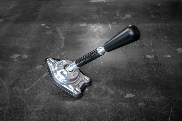 Garagistic Carbon Fiber "Direct Mount" Stage 2 Chassis Short Shifter - E92, E46, E36, E30, E82, Z4, M3-Solid mount shifter-Garagistic-Bare-OEM-Delrin Bat-Garagistic