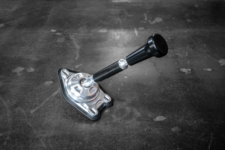 Garagistic Carbon Fiber "Direct Mount" Stage 2 Chassis Short Shifter - E92, E46, E36, E30, E82, Z4, M3-Solid mount shifter-Garagistic-Bare-OEM-Delrin Vintage-Garagistic