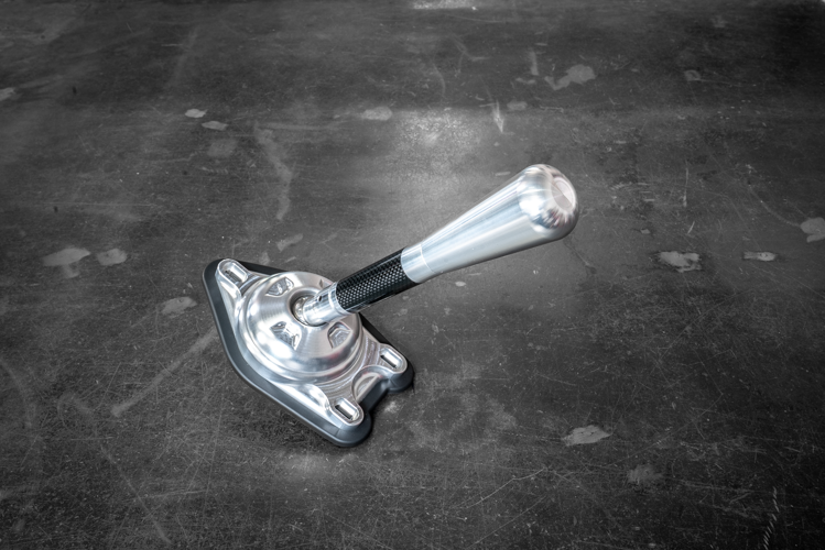 Garagistic Carbon Fiber "Direct Mount" Stage 2 Chassis Short Shifter - E92, E46, E36, E30, E82, Z4, M3-Solid mount shifter-Garagistic-Bare-Short-Aluminum Bat-Garagistic