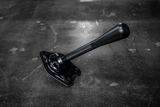 Garagistic Carbon Fiber "Direct Mount" Stage 2 Chassis Short Shifter - E92, E46, E36, E30, E82, Z4, M3-Solid mount shifter-Garagistic-Black Anodized-Medium-Delrin Bat-Garagistic