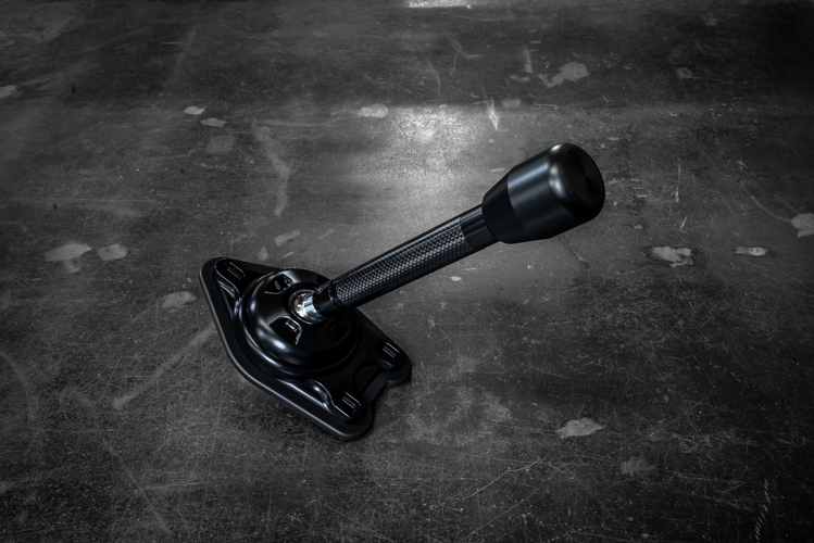 Garagistic Carbon Fiber "Direct Mount" Stage 2 Chassis Short Shifter - E92, E46, E36, E30, E82, Z4, M3-Solid mount shifter-Garagistic-Black Anodized-Medium-Delrin Standard-Garagistic