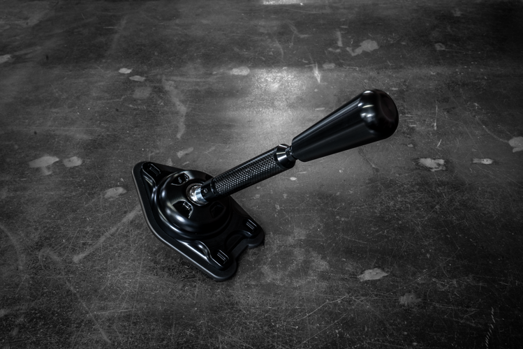 Garagistic Carbon Fiber "Direct Mount" Stage 2 Chassis Short Shifter - E92, E46, E36, E30, E82, Z4, M3-Solid mount shifter-Garagistic-Black Anodized-OEM-Aluminum Bat-Garagistic