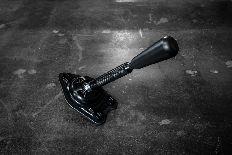 Garagistic Carbon Fiber "Direct Mount" Stage 2 Chassis Short Shifter - E92, E46, E36, E30, E82, Z4, M3-Solid mount shifter-Garagistic-Black Anodized-OEM-Delrin Bat-Garagistic