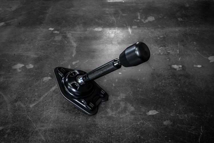 Garagistic Carbon Fiber "Direct Mount" Stage 2 Chassis Short Shifter - E92, E46, E36, E30, E82, Z4, M3-Solid mount shifter-Garagistic-Black Anodized-OEM-Delrin Standard-Garagistic
