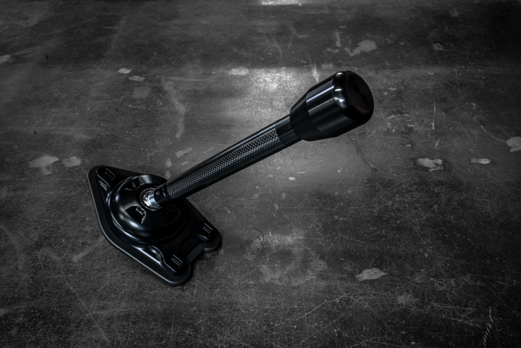 Garagistic Carbon Fiber "Direct Mount" Stage 2 Chassis Short Shifter - E92, E46, E36, E30, E82, Z4, M3-Solid mount shifter-Garagistic-Black Anodized-Tall-Aluminum Standard-Garagistic