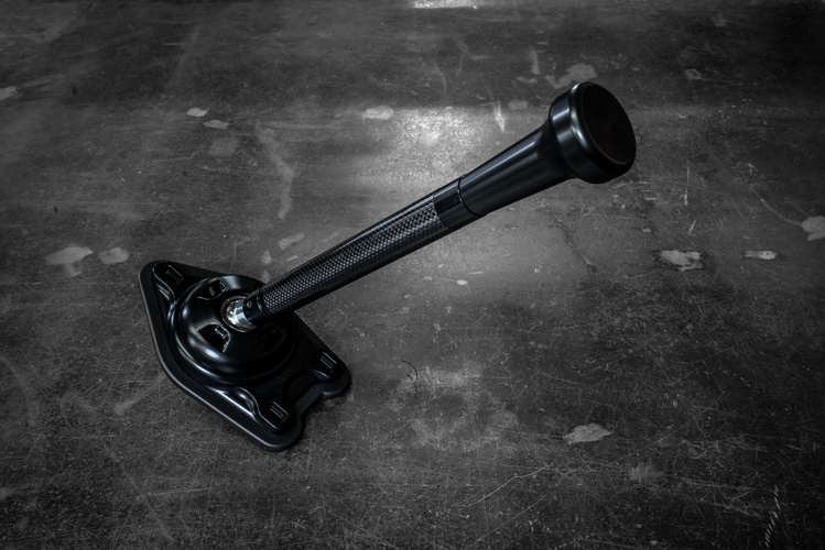 Garagistic Carbon Fiber "Direct Mount" Stage 2 Chassis Short Shifter - E92, E46, E36, E30, E82, Z4, M3-Solid mount shifter-Garagistic-Black Anodized-Tall-Delrin Vintage-Garagistic