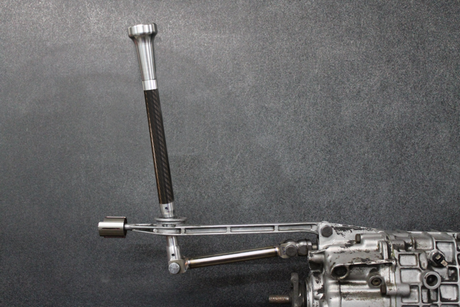 Garagistic Carbon Fiber Supreme Short Shifter - E92, E46, E36, E30, Z4, Z3-Solid mount shifter-Garagistic-Bare-Tall-Aluminum Vintage W/Emblem-Garagistic