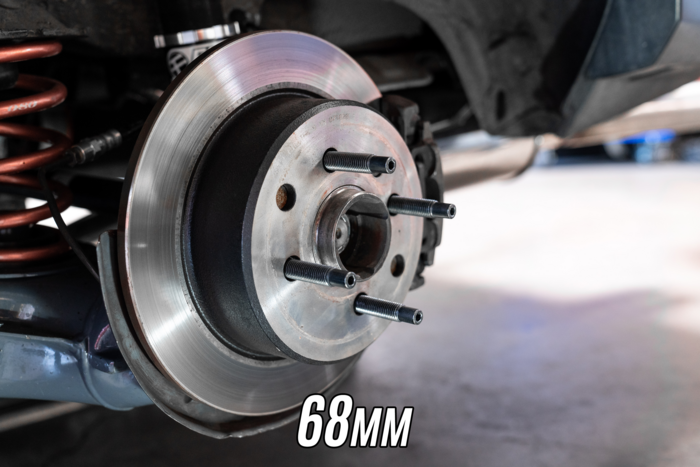 Garagistic Competition BMW Wheel Stud Conversion Kit: (4-Lug), E30 compatible-Wheel Studs-90MM-Studs Only-Garagistic