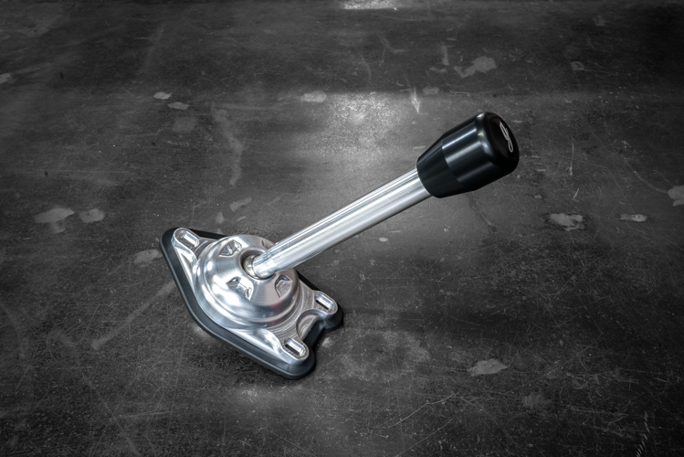 Garagistic "Direct Mount" Stage 2 Chassis Short Shifter - E92, E46, E36, E30, E82, Z4, M3-Solid mount shifter-Garagistic-Bare-Medium-Delrin Standard W/Emblem-Garagistic