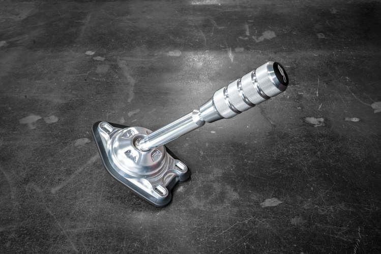 Garagistic "Direct Mount" Stage 2 Chassis Short Shifter - E92, E46, E36, E30, E82, Z4, M3-Solid mount shifter-Garagistic-Bare-OEM-Aluminum Knurled-Garagistic