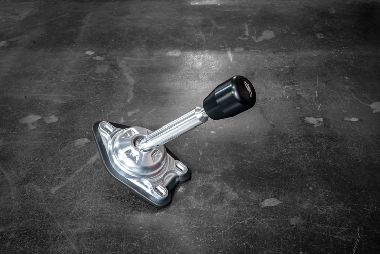 Garagistic "Direct Mount" Stage 2 Chassis Short Shifter - E92, E46, E36, E30, E82, Z4, M3-Solid mount shifter-Garagistic-Bare-OEM-Delrin Standard W/Emblem-Garagistic