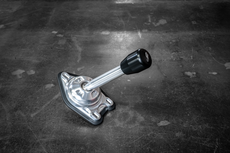 Garagistic "Direct Mount" Stage 2 Chassis Short Shifter - E92, E46, E36, E30, E82, Z4, M3-Solid mount shifter-Garagistic-Bare-Short-Delrin Standard W/Emblem-Garagistic