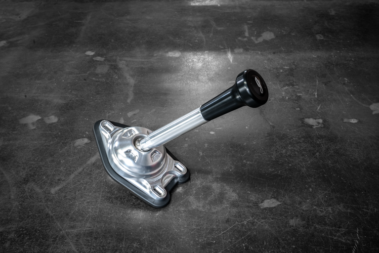 Garagistic "Direct Mount" Stage 2 Chassis Short Shifter - E92, E46, E36, E30, E82, Z4, M3-Solid mount shifter-Garagistic-Bare-Short-Delrin Vintage W/Emblem-Garagistic