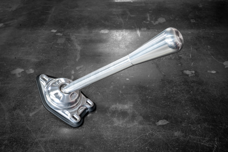 Garagistic "Direct Mount" Stage 2 Chassis Short Shifter - E92, E46, E36, E30, E82, Z4, M3-Solid mount shifter-Garagistic-Bare-Tall-Aluminum Bat-Garagistic