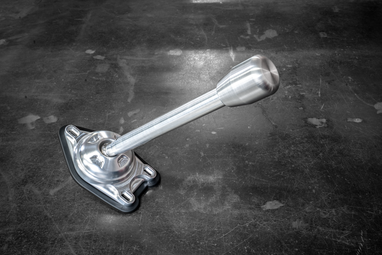 Garagistic "Direct Mount" Stage 2 Chassis Short Shifter - E92, E46, E36, E30, E82, Z4, M3-Solid mount shifter-Garagistic-Bare-Tall-Aluminum Standard-Garagistic