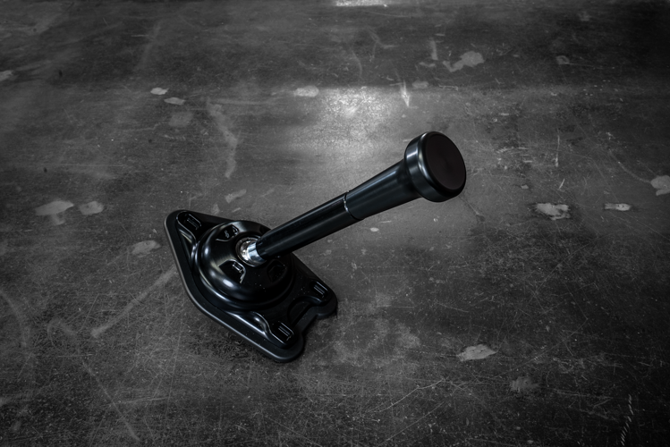 Garagistic "Direct Mount" Stage 2 Chassis Short Shifter - E92, E46, E36, E30, E82, Z4, M3-Solid mount shifter-Garagistic-Black Anodized-Short-Delrin Vintage-Garagistic