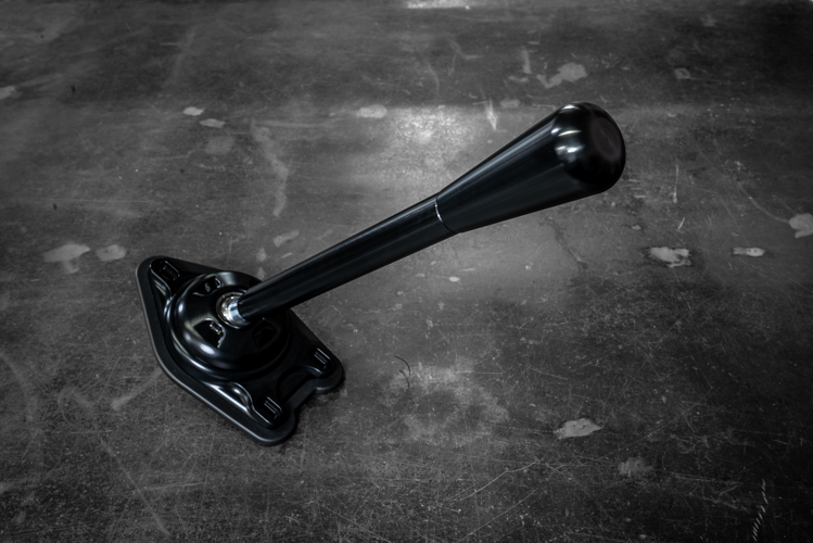 Garagistic "Direct Mount" Stage 2 Chassis Short Shifter - E92, E46, E36, E30, E82, Z4, M3-Solid mount shifter-Garagistic-Black Anodized-Tall-Aluminum Bat-Garagistic