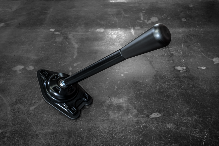 Garagistic "Direct Mount" Stage 2 Chassis Short Shifter - E92, E46, E36, E30, E82, Z4, M3-Solid mount shifter-Garagistic-Black Anodized-Tall-Delrin Bat-Garagistic