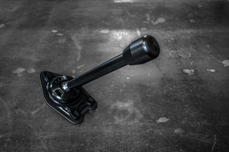 Garagistic "Direct Mount" Stage 2 Chassis Short Shifter - E92, E46, E36, E30, E82, Z4, M3-Solid mount shifter-Garagistic-Black Anodized-Tall-Delrin Standard-Garagistic