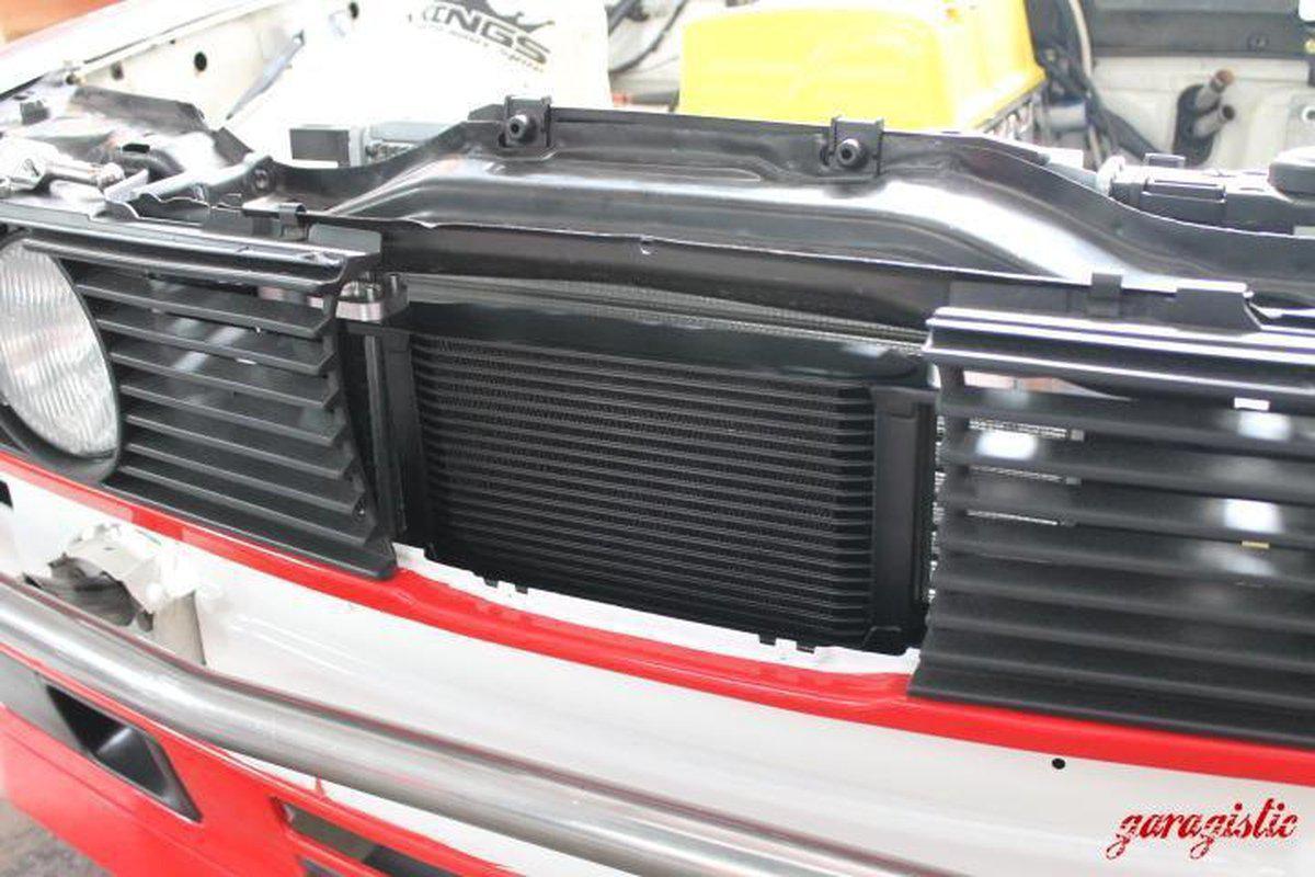 Garagistic E30 Mishimoto Oil Cooler Bracket-Steel parts-Garagistic