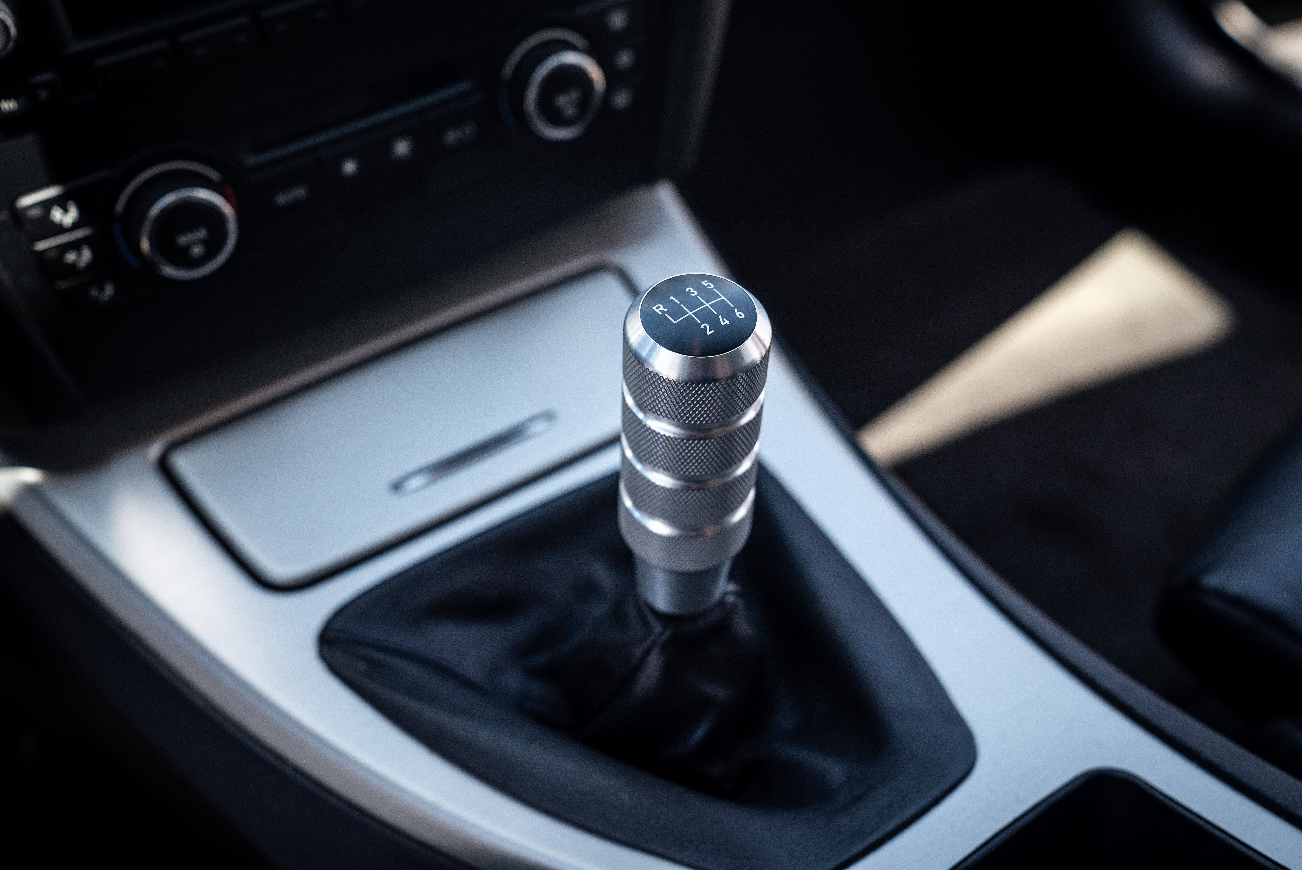 Aluminum Car Gear Shift Knob T-Handle Gear Knob Shift Lever Blue