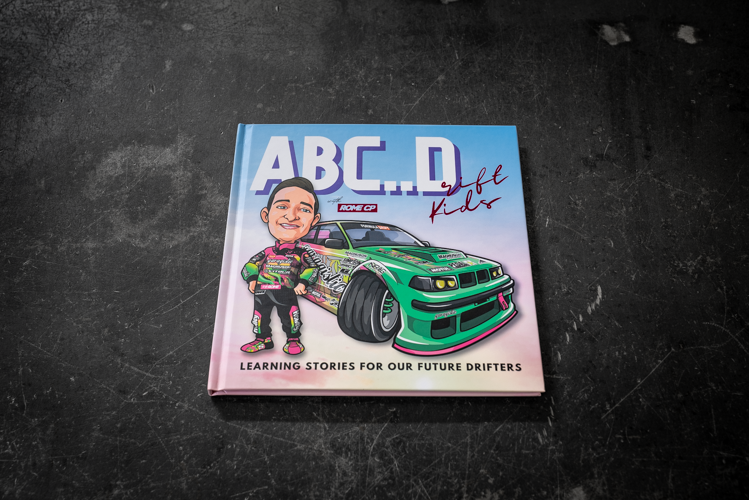 Garagistic Rome CP "ABC's of Drifting" Childrens Book