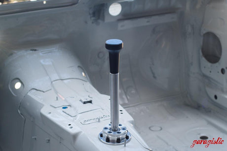 Garagistic Solid Chassis Mounted Short Shifter - E30, E36, E46-Solid mount shifter-Garagistic-Bare-Medium-Delrin Vintage-Garagistic